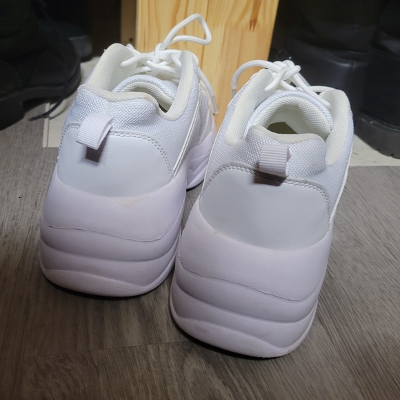 TRUFFLE (ASOS) chunky white platform sneakers/shoes - Picture 4 of 6